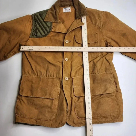 Canvasback Water Repellent Shooting Jacket Hunting Duck Fishing Waxed Sz Medium - Picture 8 of 16